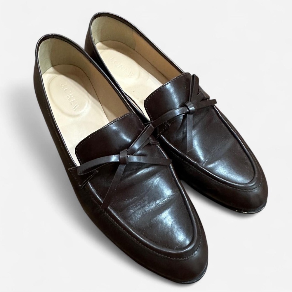 J.Crew Academy Loafers in Bittersweet Chocolate Brown